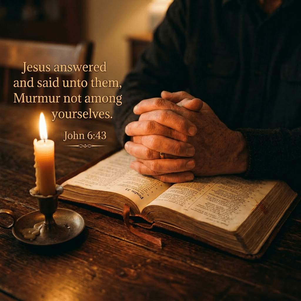 Jesus Christ Said Do Not Murmur