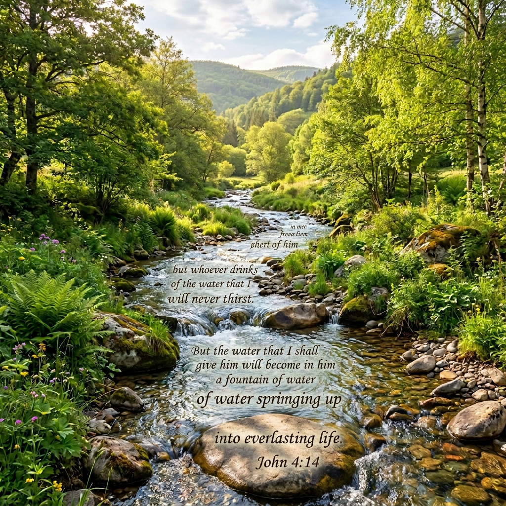 Jesus Christ Said Water I Shall&nbsp;Give